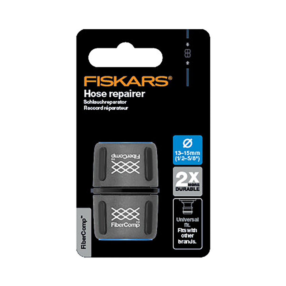 Муфта ремонтная для шланга 1/2"-5/8" "fibercomp" (1/10) "fiskars" 1054784