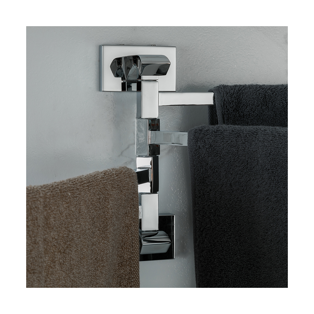 Полотенцедержатель поворотный четверной g0714, хром (1/10) "gappo"