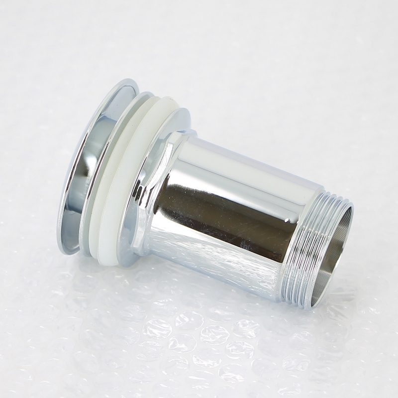 Выпуск Alcaplast 1"1/4 Click-clack без перелива металл большая пробка хром