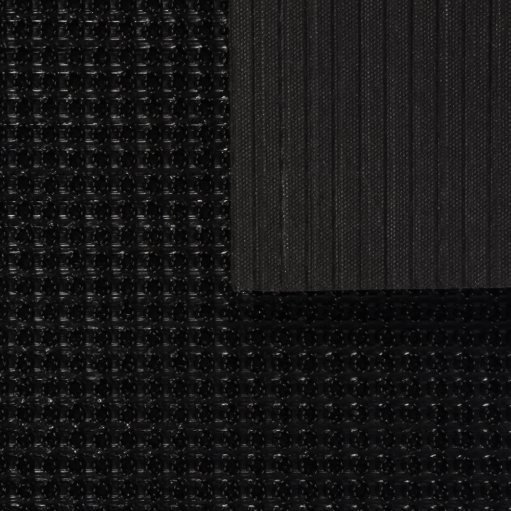 Коврик травка 60*90 см (черный) (1/20) "vortex" 24106