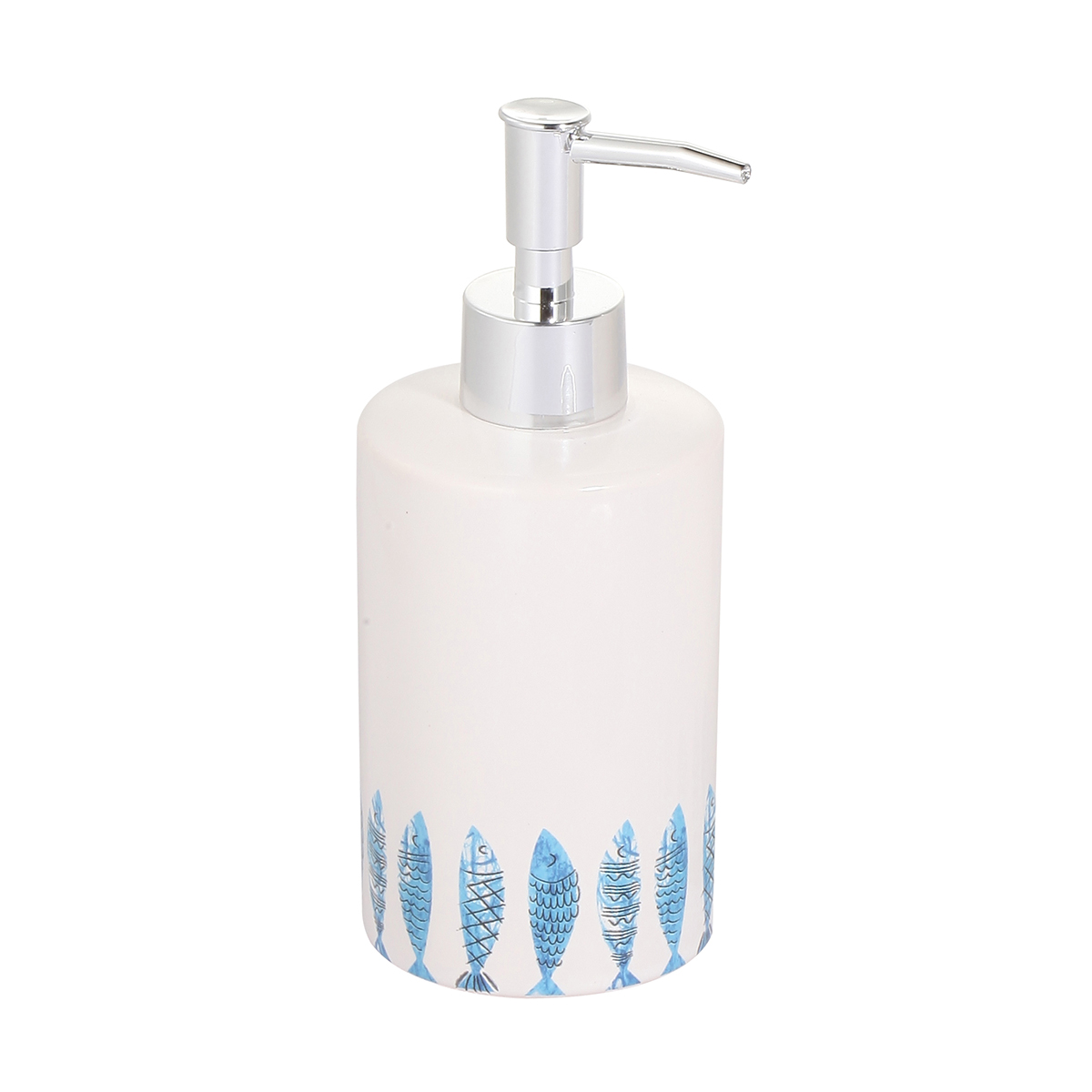 Дозатор для жидкого мыла "рыбки", керамика (1/4/24) "рыжий кот"