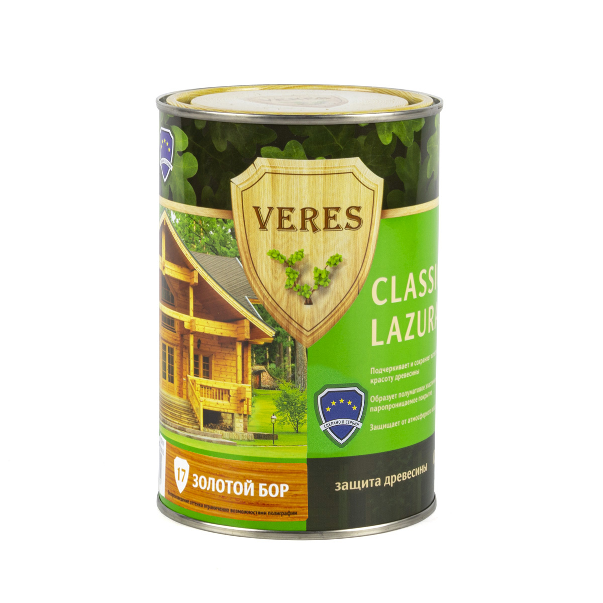 Верес классик лазура №17 золотой бор  0,9 л (1/6) "veres"