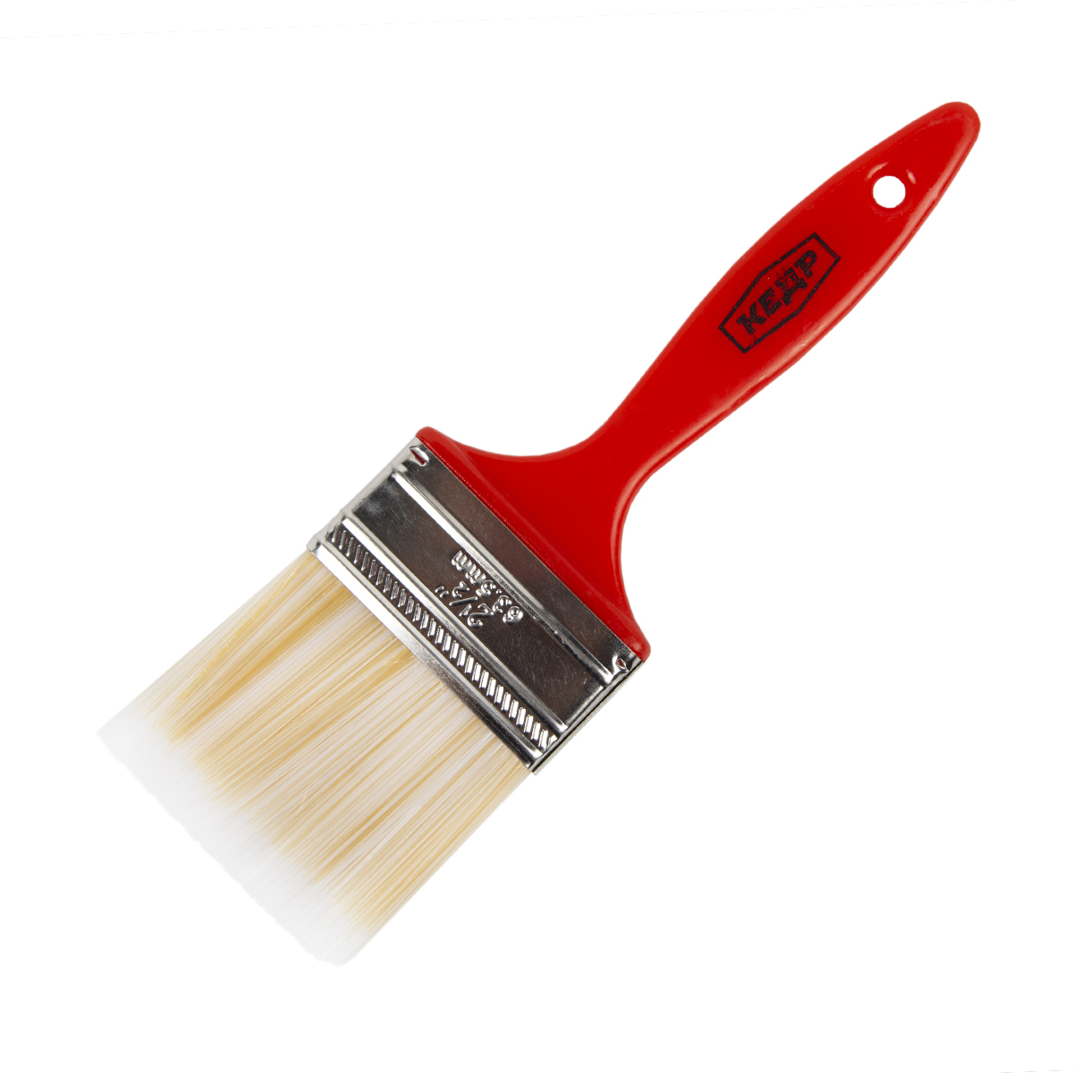 Кисть плоская тонкая искуств.щетина  №2,5/63 мм (12/480) пласт.ручка "кедр"  047-0725