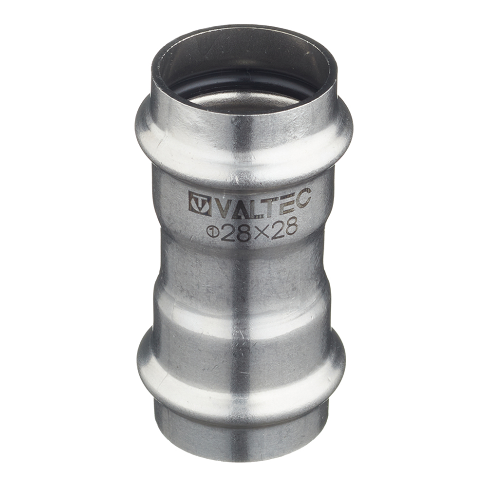 Муфта пресс 28 х 28 мм нержавеющая сталь VALTEC