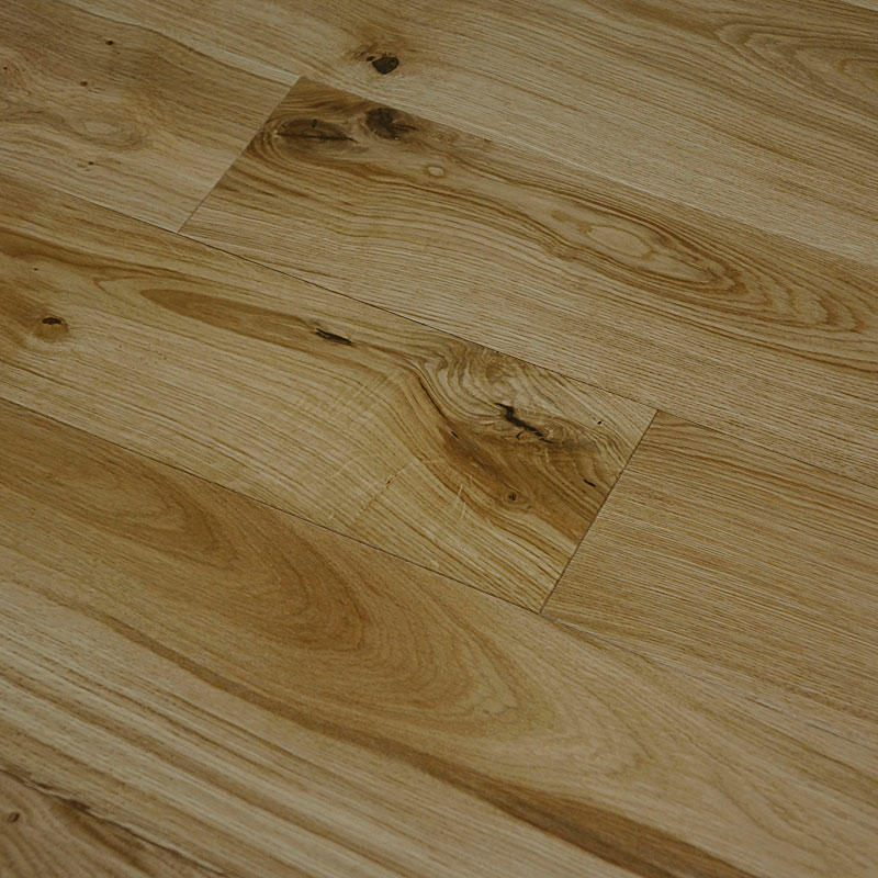 CHALLE 2-х слойная (шип-паз) Дуб Натур Скалистый (Oak Natural Rocky) Рустик Лак 400-1500 x 160 x 15 / 1.92м2