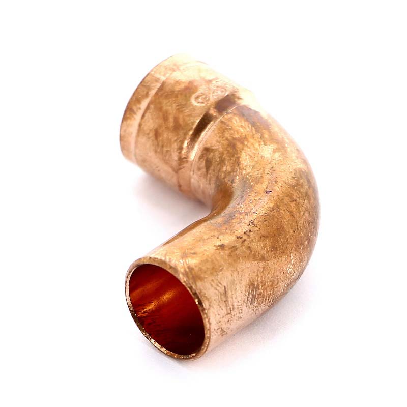 Отвод однораструбный 90° VIEGA пайка 18 мм медный