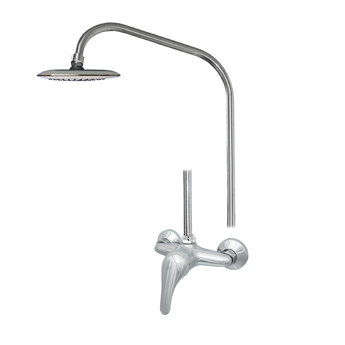 Душевая система "престиж" цс-см 293-2/1 d35 м42 (стойка с верхним душем) насадка №4 d200 (1/4)