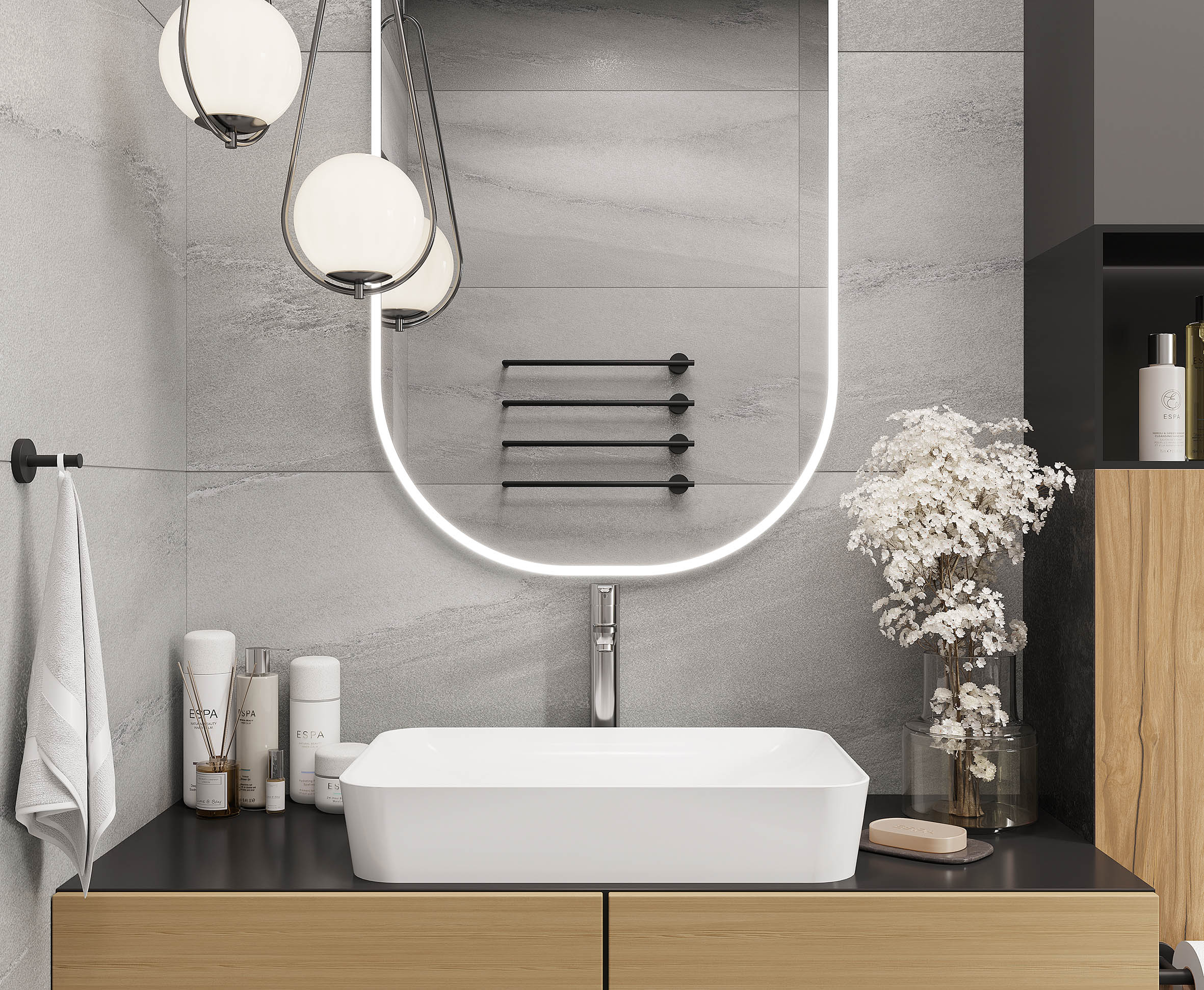 Urban dazzle gris керамогранит серый лаппатированный 60x60