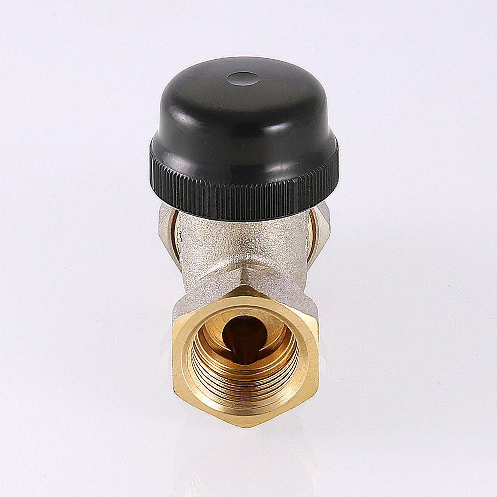 Клапан ВН термостатический прямой VALTEC 1/2" с преднастройкой