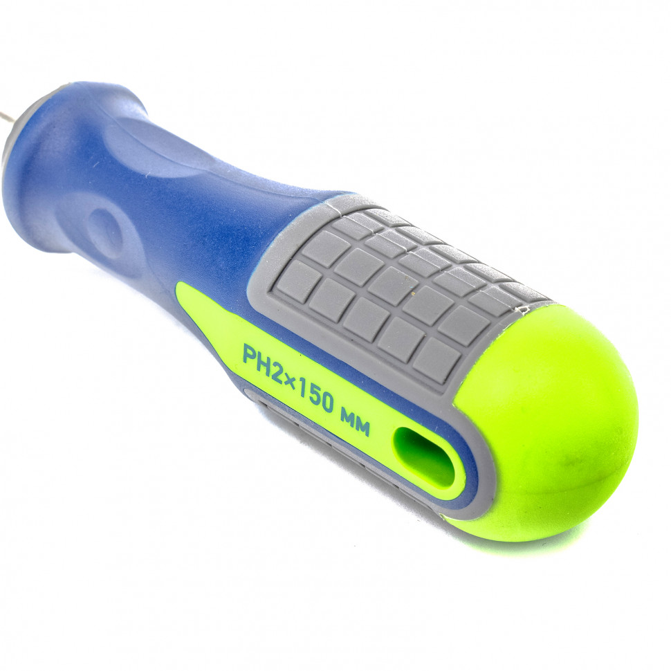 Отвертка, PH2 х 150 мм, CrV, трехкомпонентная рукоятка Сибртех (11796)