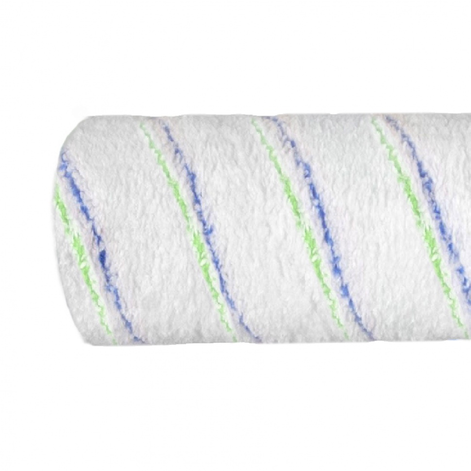 Валик "Водные краски", 180 мм, ворс 12 мм, D - 48 мм, D ручки - 6 мм, полиэстер Сибртех (80186)