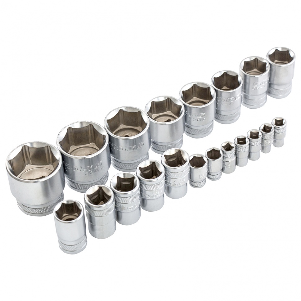 Набор инструментов 78 предметов , 120 зубьев, CrV, 1/4", 1/2" Gross (14148)