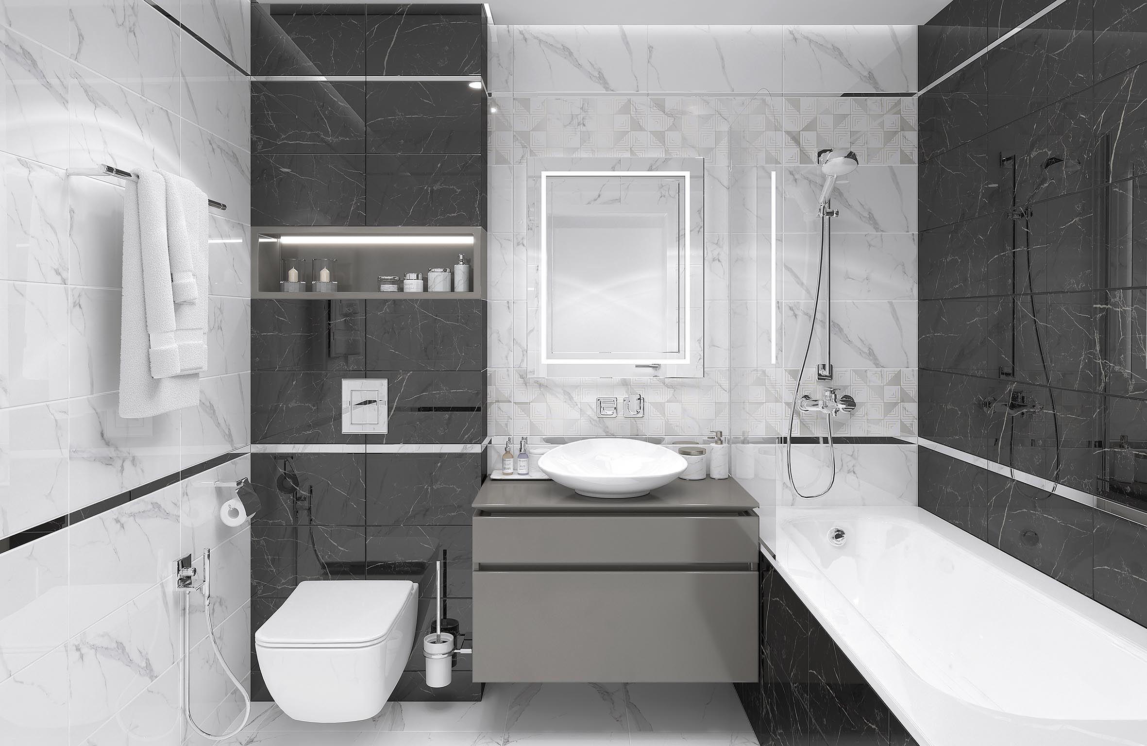 Blondi белый 25x50