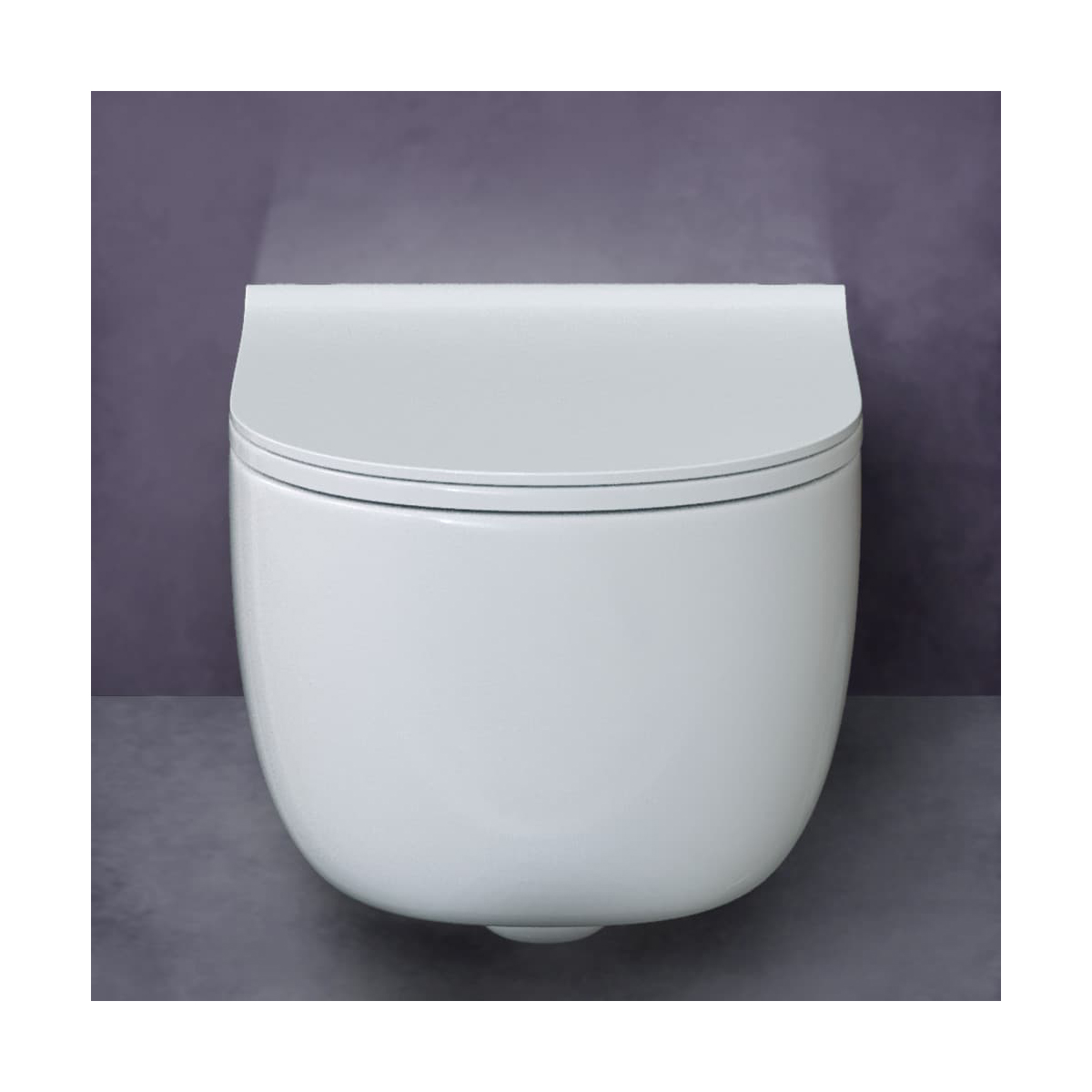 Унитаз подвесной "ego rimless" белый (1) "berges"