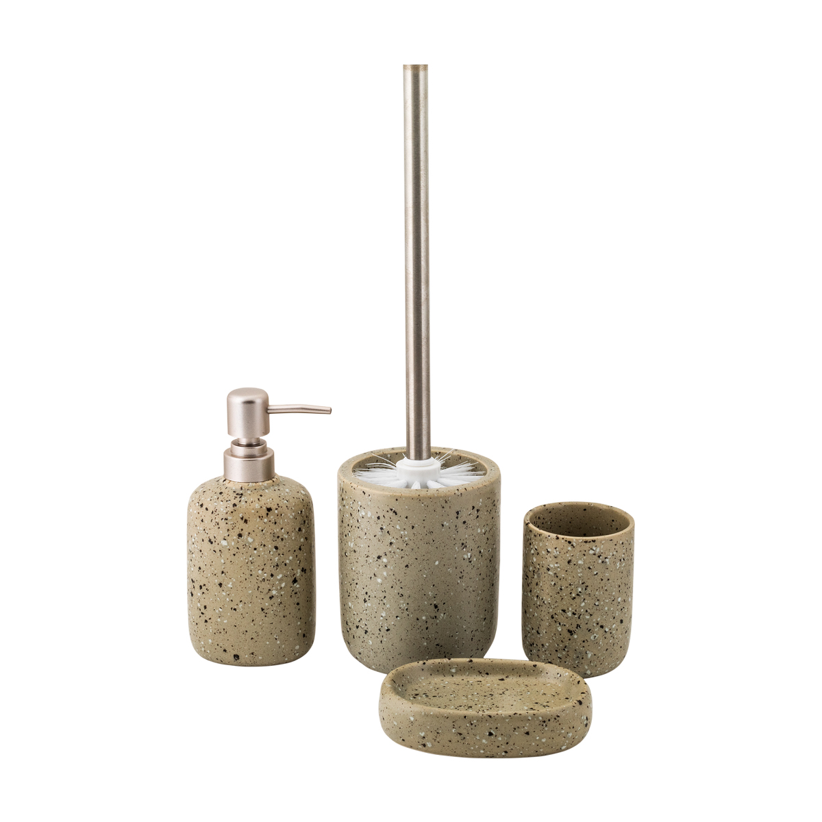 Стакан для ванной комнаты "etna" керамика (бежевый) (1/12) "swensa" swtc-6080bg-c