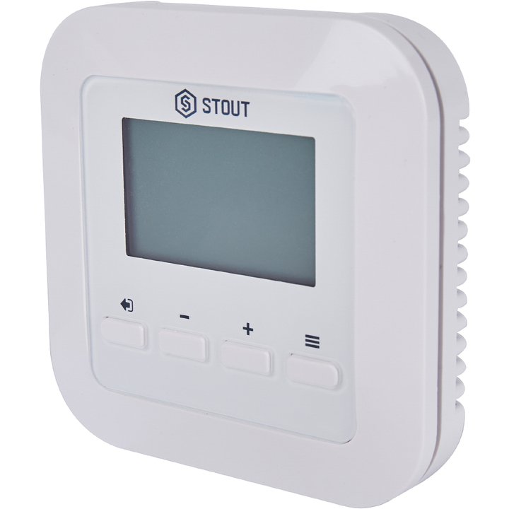 Термостат комнатный проводной STOUT R-9s белый STE-0101-009005