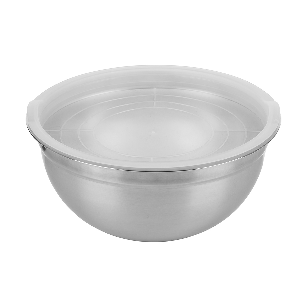 Миска нержав. "amarena" 4,3 л, пласт. крышка, смешанная полировка (1/20) "mallony"