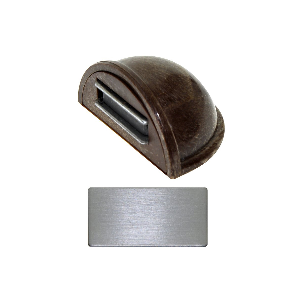 Фиксатор для дверей напольный с магнитом (1/12/144) "мультидом" ms45-13