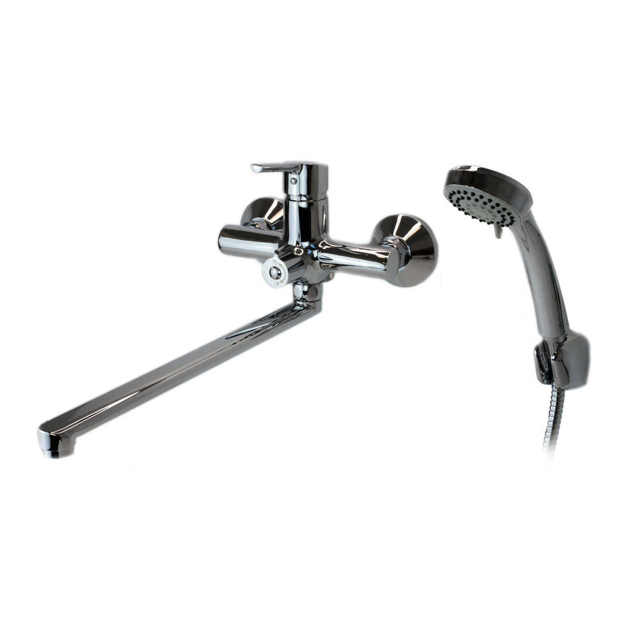 Смеситель для ванн "london" ld 31  плоский излив 350 мм (1/8) "esko"