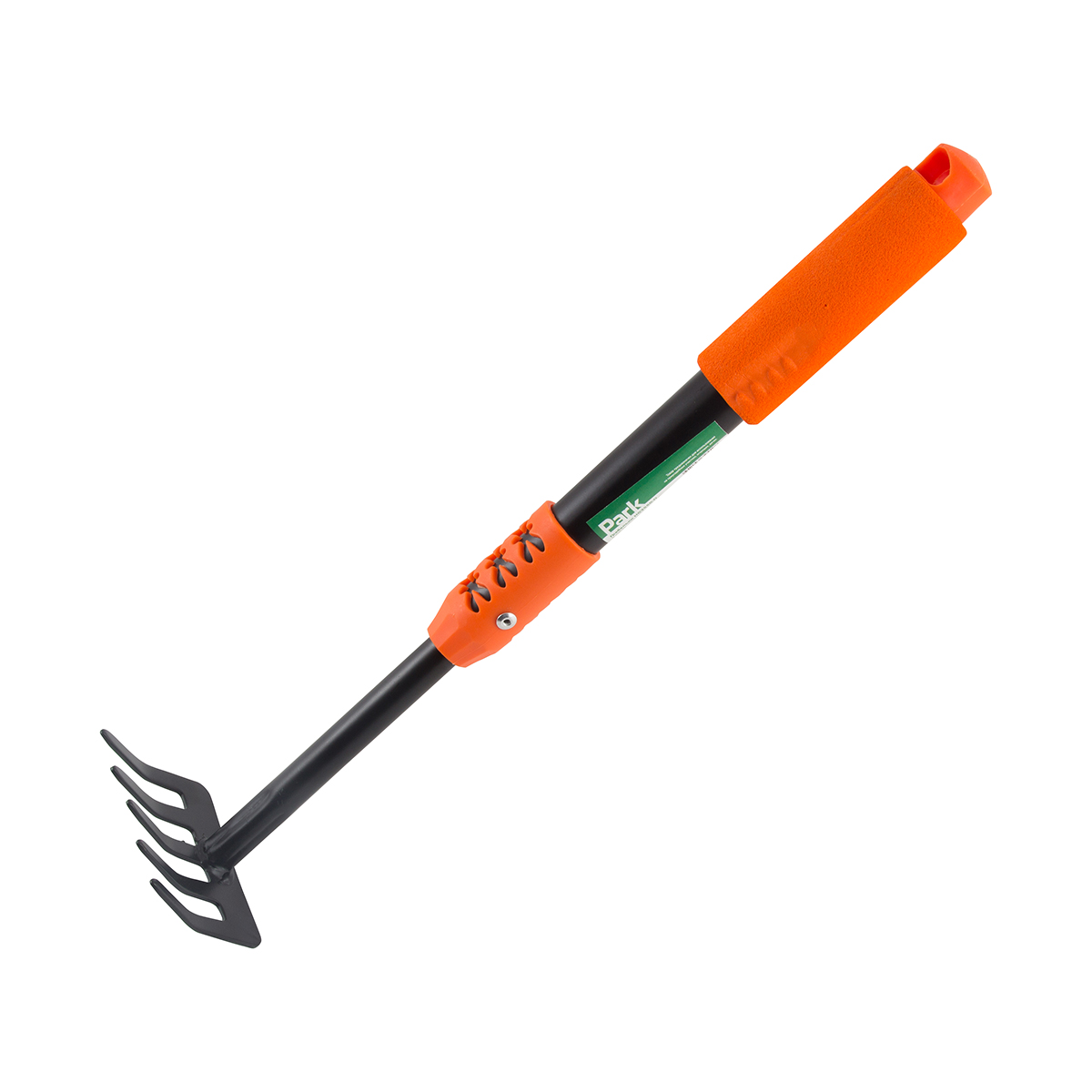 Грабли (мини) садовые 5 зубов, поролон. ручка (1/24) "park" hg3550-d