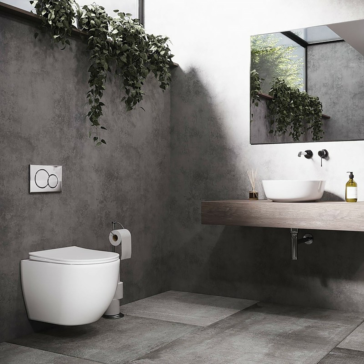 Унитаз подвесной "mia rimless" белый "ceramica nova" cn1805