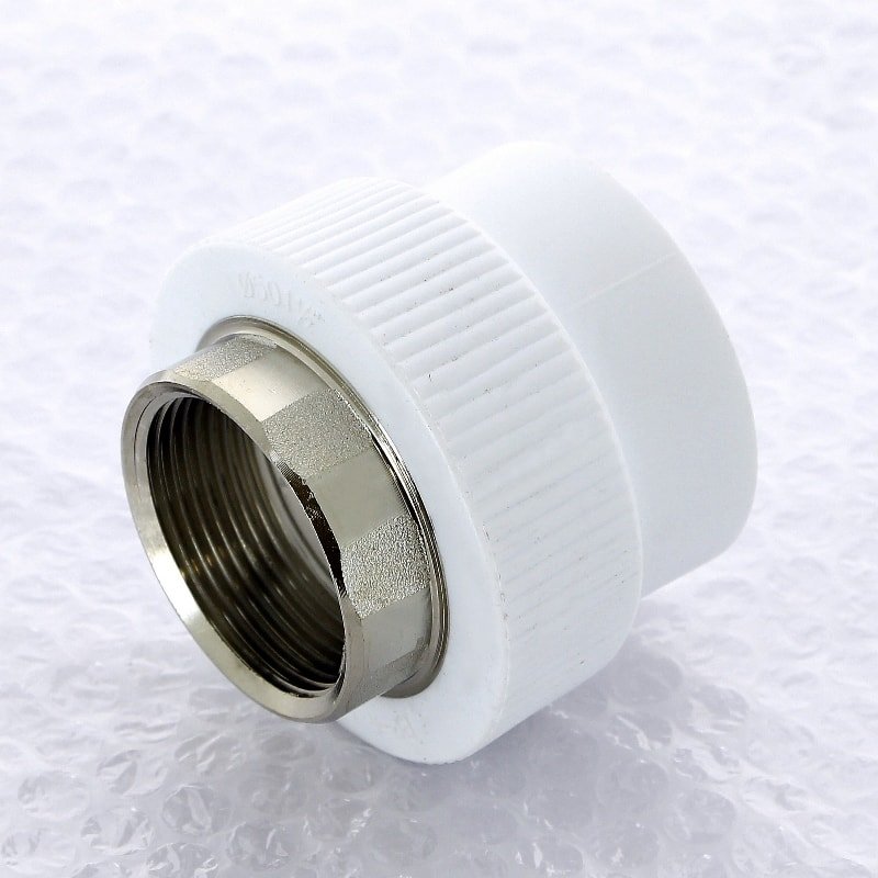 Муфта под ключ 50 х 1"1/2 (ВР) PRO AQUA полипропиленовая PP-R