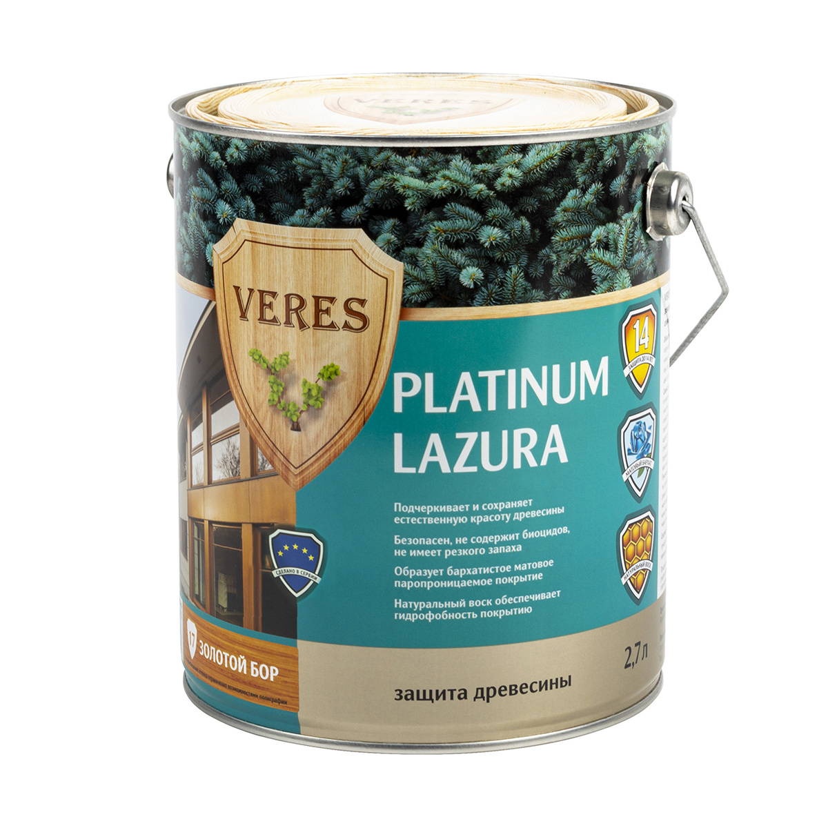 Верес платинум №17 золотой бор  2,7 л (1/4) "veres"