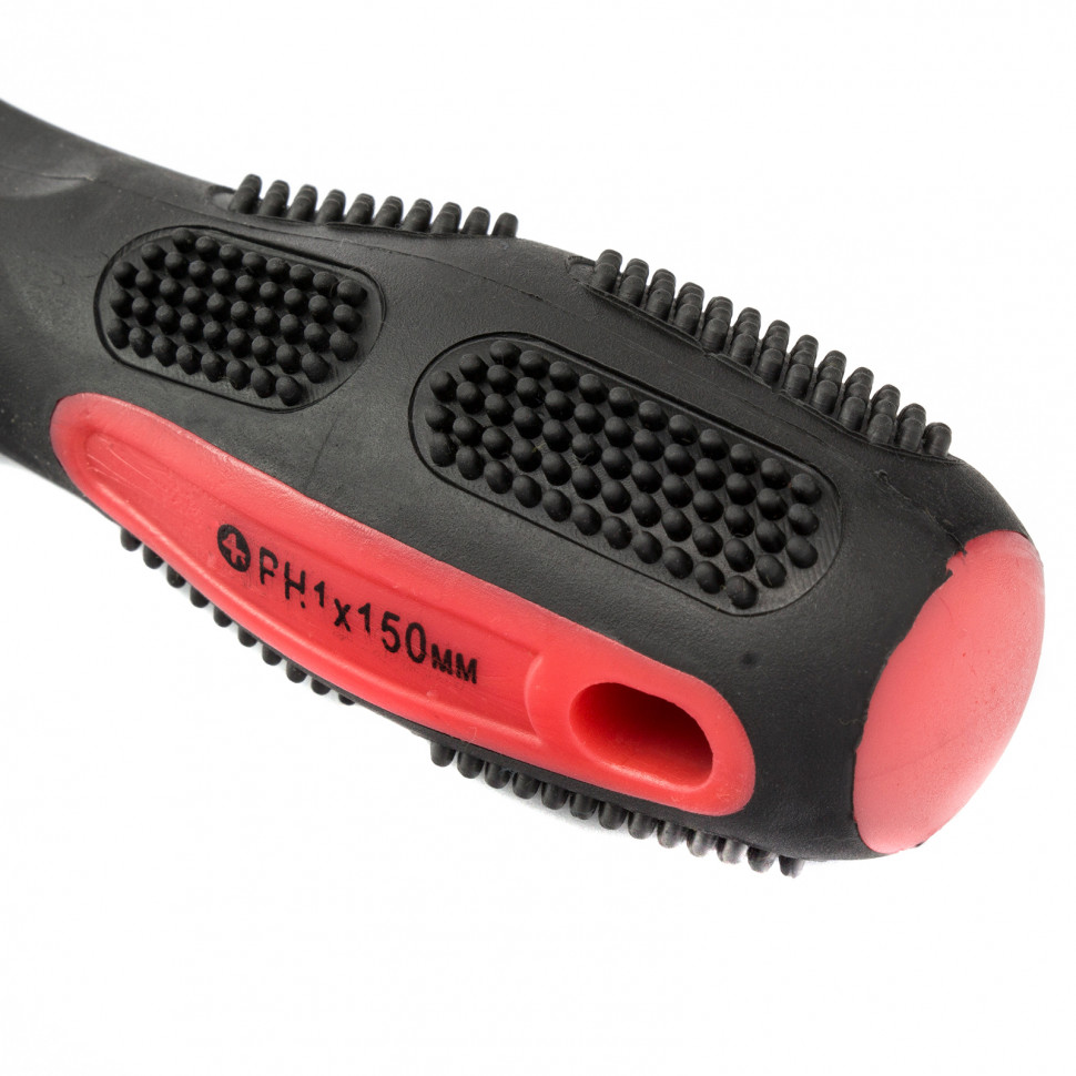 Отвертка Anti-Slip, PH1 х 150 мм, CrV, двухкомпонентная рукоятка Matrix (12246)