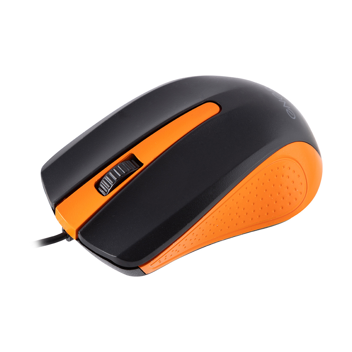 Мышь проводная оптическая ek-001 (черный/оранжевый) (1/100) "energy"