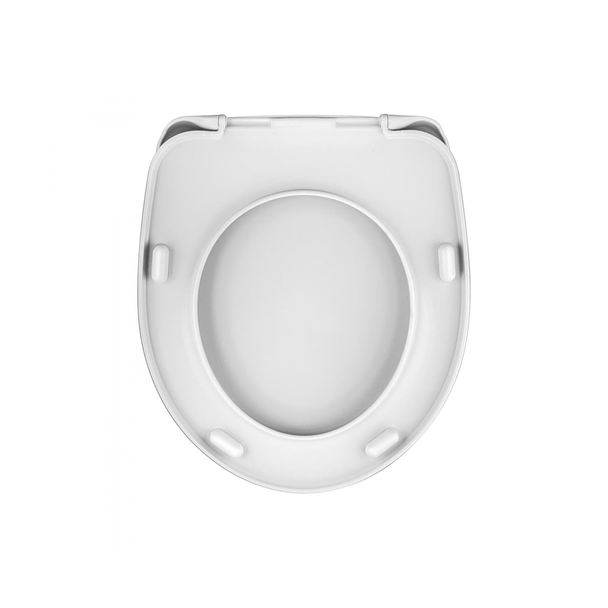 Сиденье для унитаза "lux pp" белое, крепление пласт. (1/10) "berges"