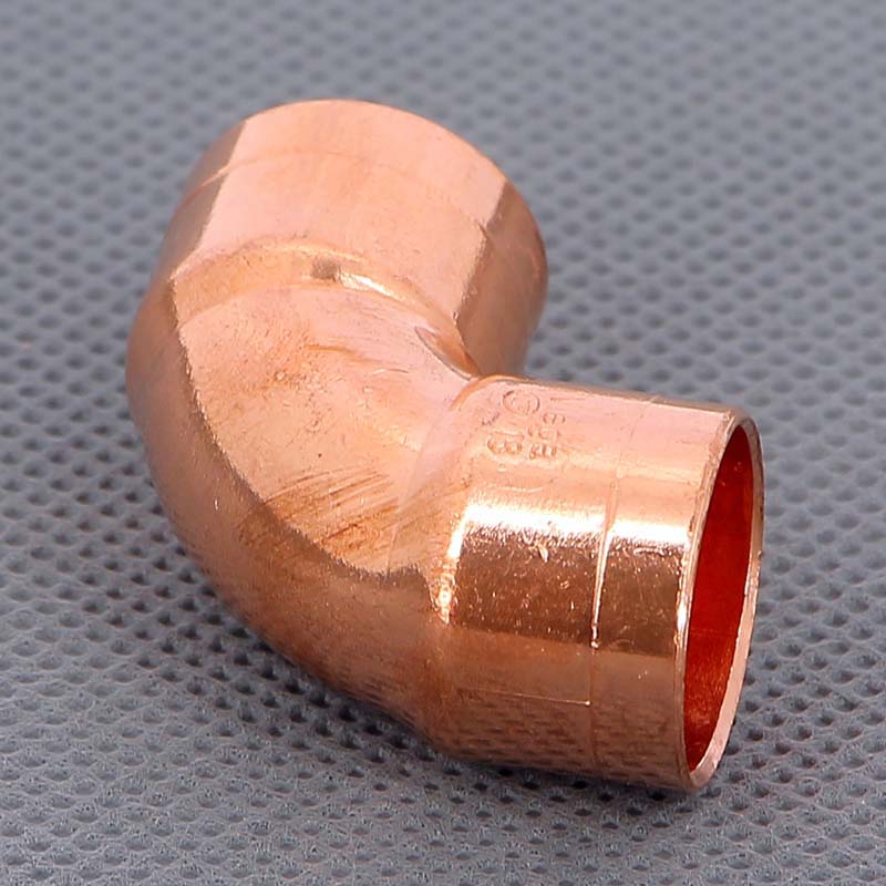 Угол двухраструбный 90° VIEGA пайка 18 мм медный