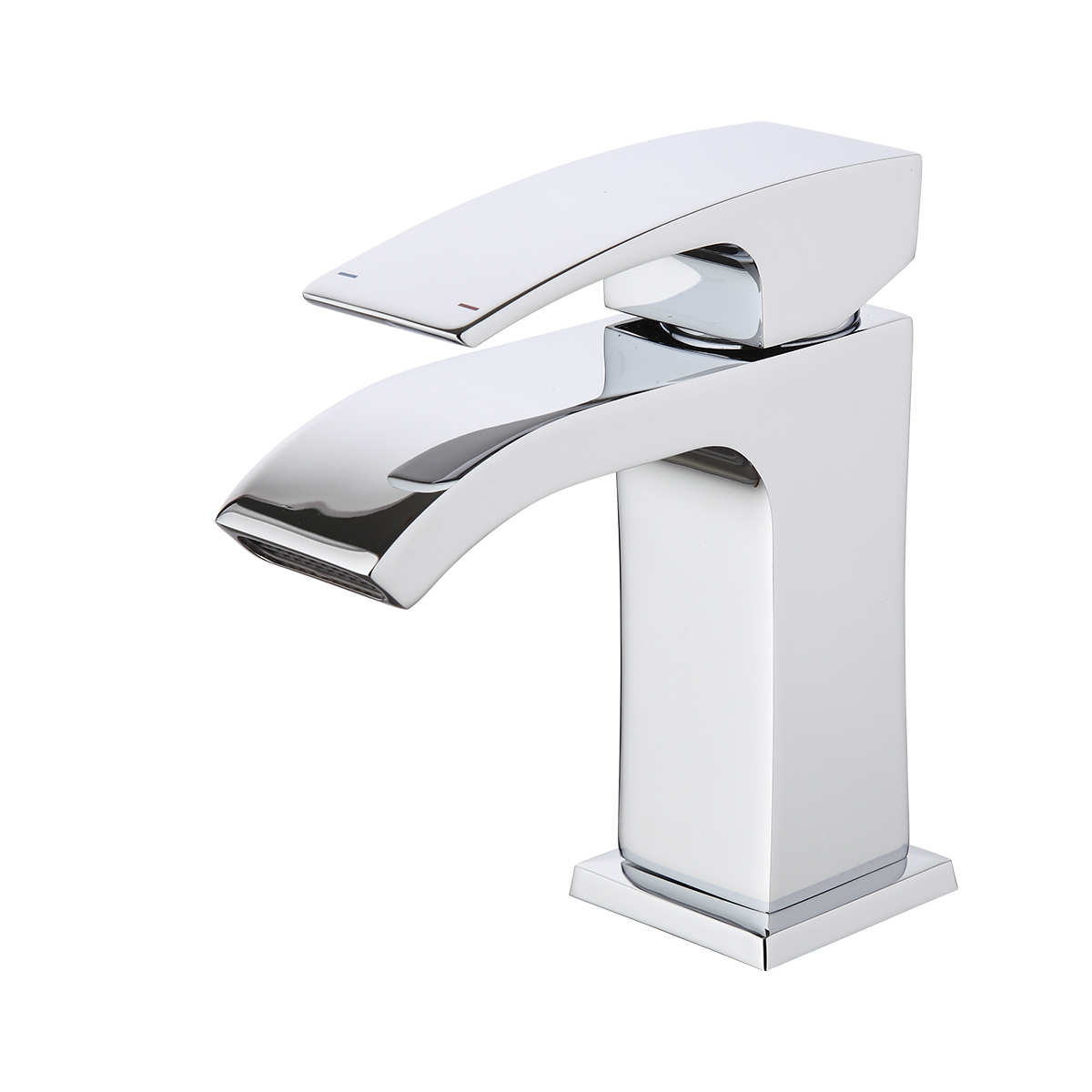 Смеситель для умывальника g1007-1 монолитный, хром (1/8) "gappo"