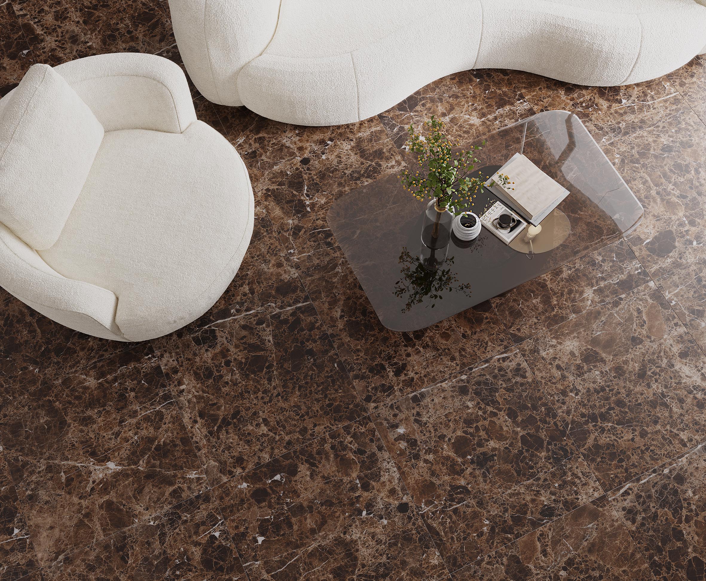 Emperador brown керамогранит полированный 60x120