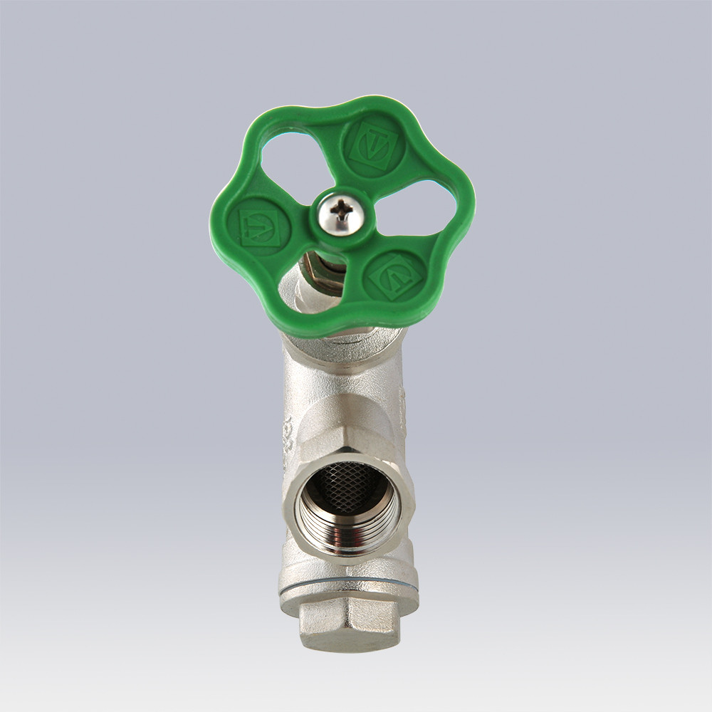 Вентиль балансировочный 3/4" ВР прямоточный с косым фильтром VALTEC