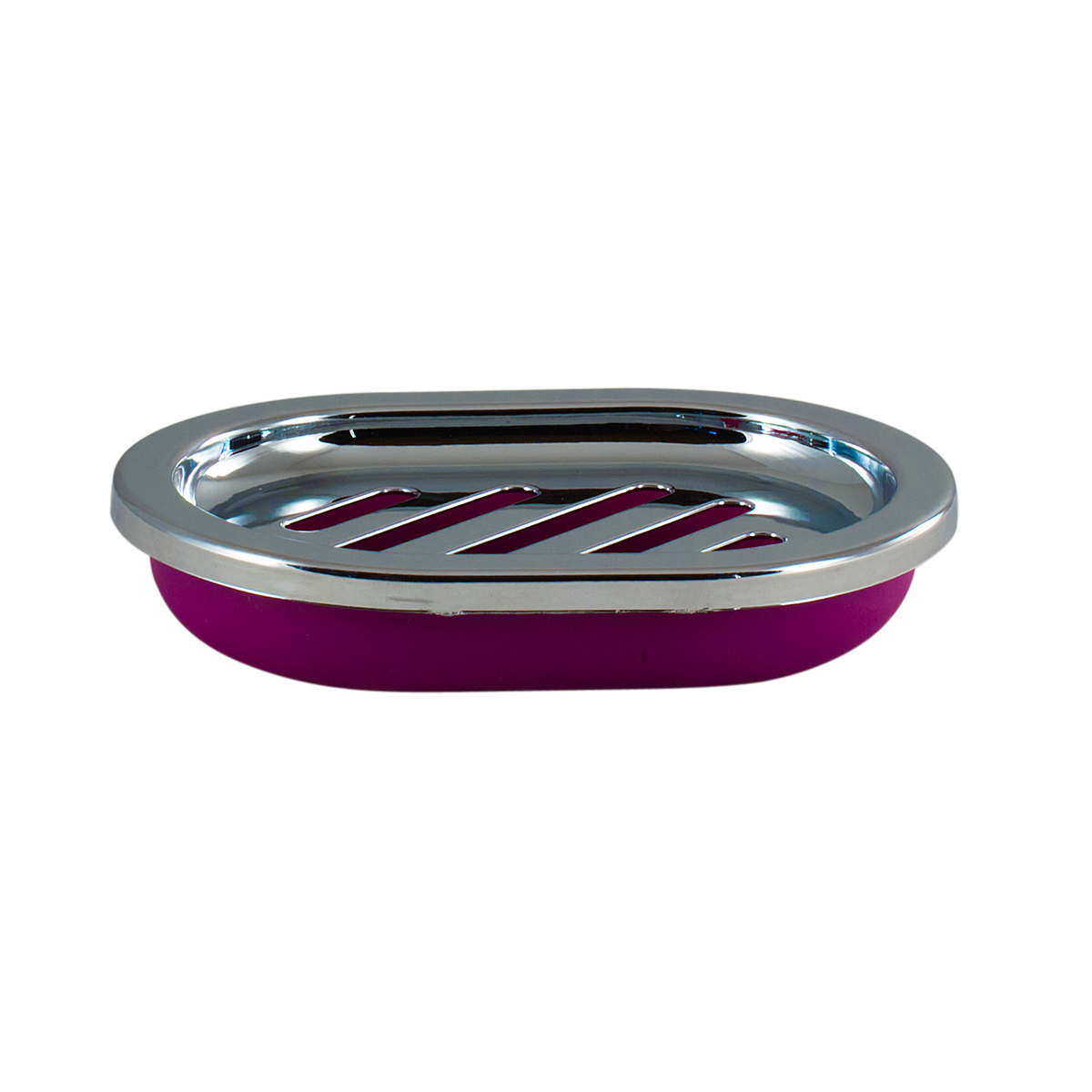 Мыльница "альма" пласт. (фиолетовый) (1/12) "аквадекор" attp-2100vl-04