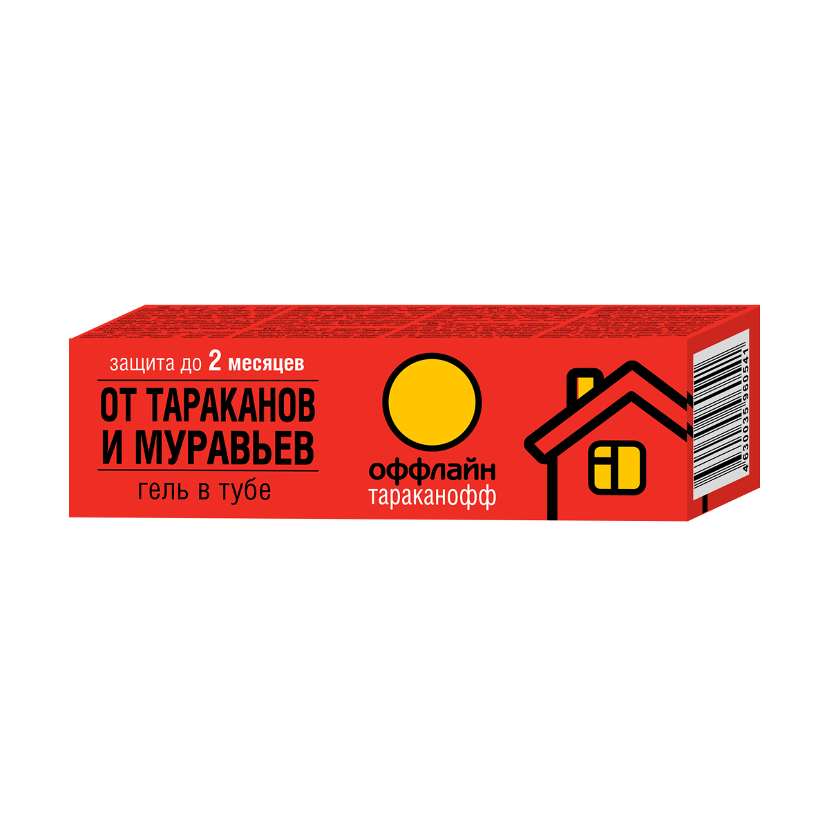 Средство от тараканов и муравьев "тараканофф оффлайн" гель 20 мл (1/24)