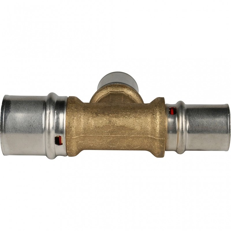 Тройник переходной под пресс 26 x 20 x 20 STOUT для МП труб