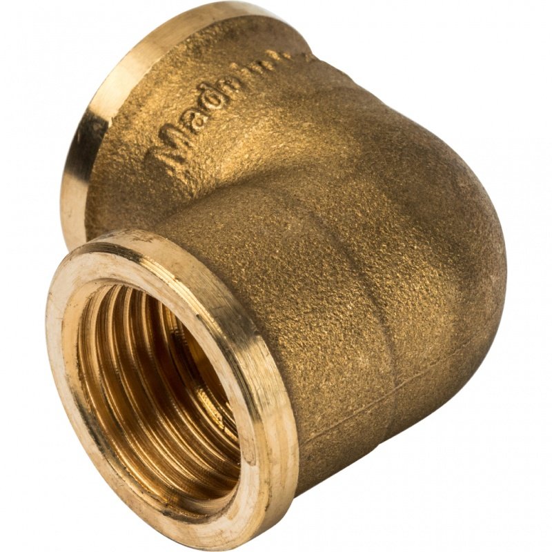 Угол резьбовой ВР 1/2" латунь STOUT