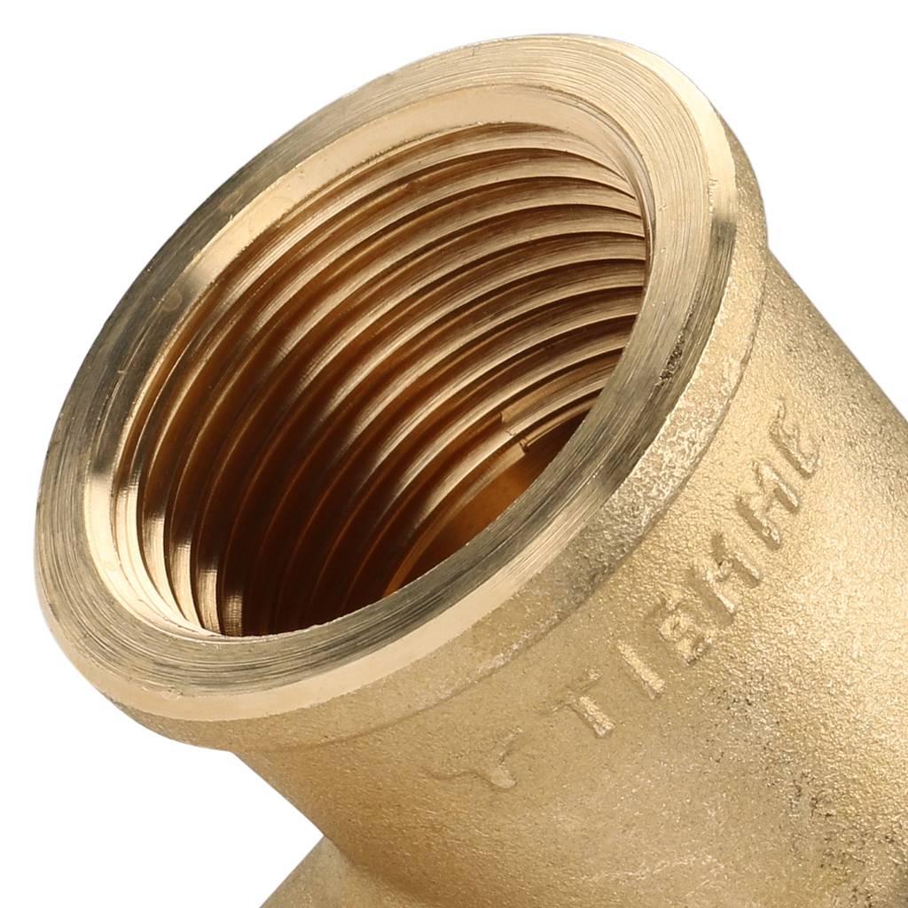 Колено ВР-НР 2" x 2" латунь TIEMME