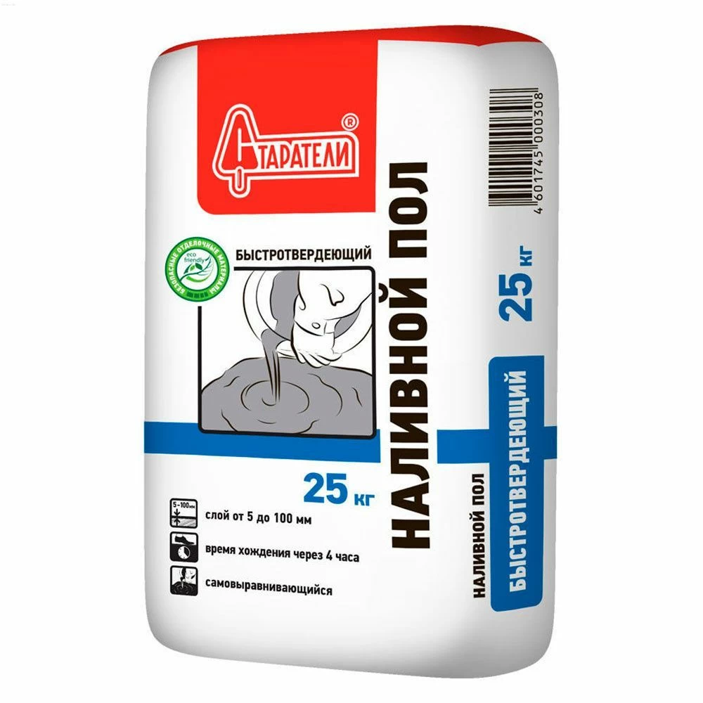 Пол наливной быстротвердеющий Старатели, 25кг