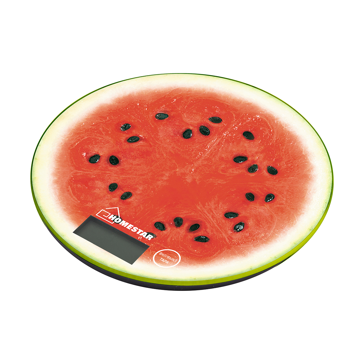 Весы кухонные электронные "homestar" hs-3007s до 7 кг (арбуз) (1/20)