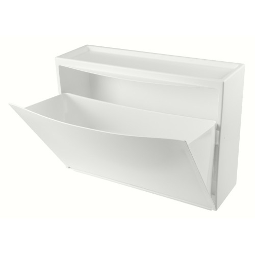 Обувница 512*185*380 мм (белый) (1/2) "бытпласт"