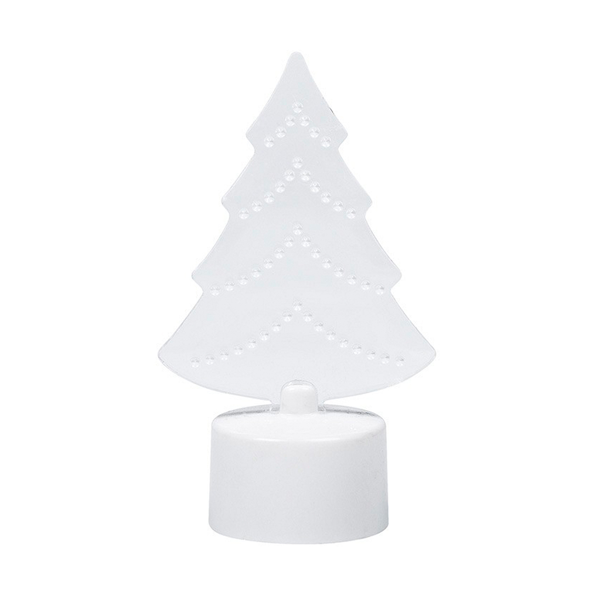 Фигурка светодиод. "елочка" на подставке, разноцв. (1/96) "neon-night" 501-045