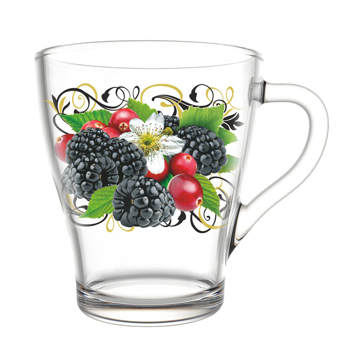 Кружка "лесная ягода" 250 мл (1/20) "декостек"