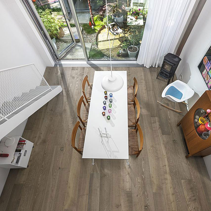 Паркетная доска Kahrs Original Коллекция Новая Классика Дуб Новая Классика Титан матовый лак однополосный ORIGINAL OAK GREIGE 1S