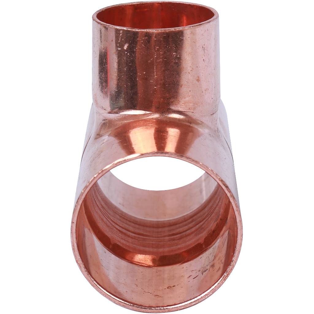 Тройник переходной 42х22х42 мм медный под пайку SANHA 15130422242