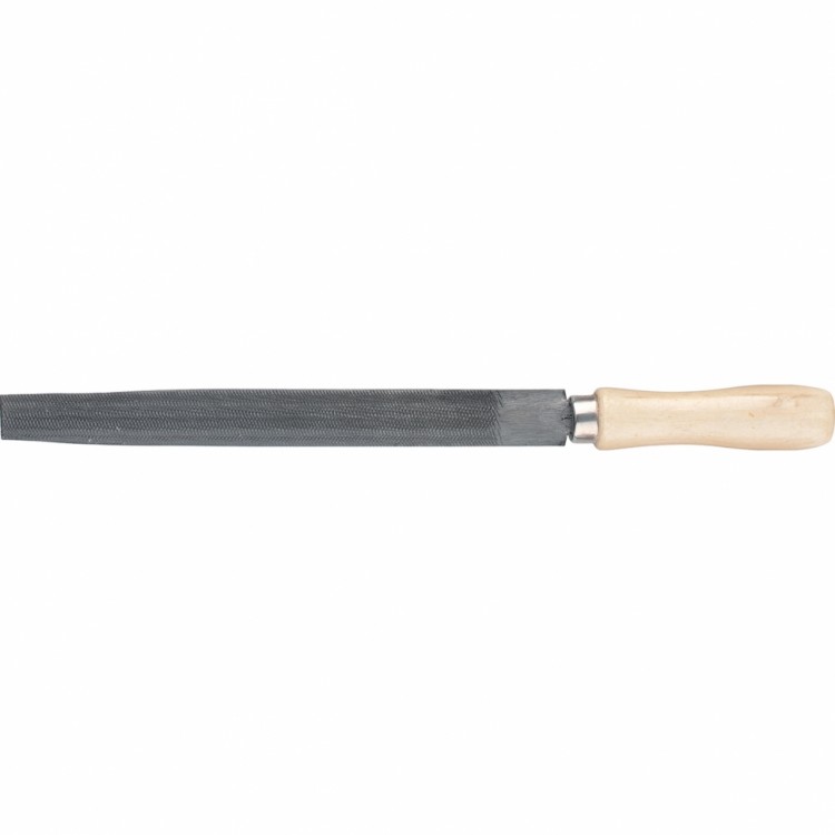 Напильник полукруглый, 250 мм, деревянная ручка Сибртех (16329)