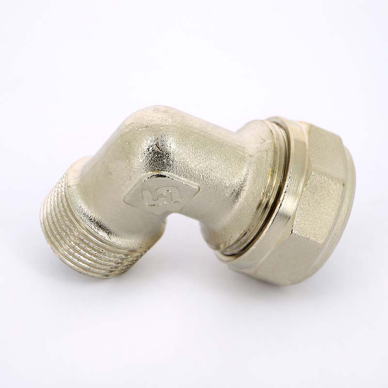 Угол обжимной НР 26 х 3/4" 90° UNI-FITT для м/п труб