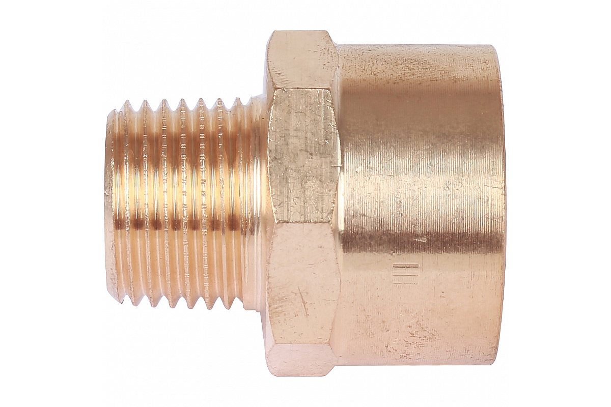 Муфта 28х1/2" переходная (НР) под пайку с наружной резьбой SANHA бронзовая 142432812