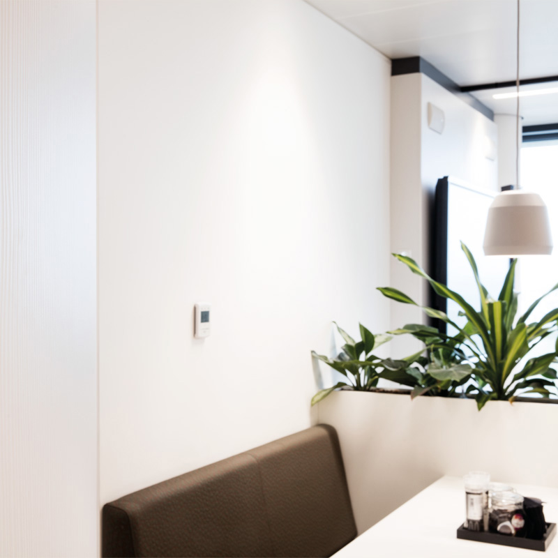 Стеновые панели Unilin Evola Clicwall 25 W03 Белый структурный Белый